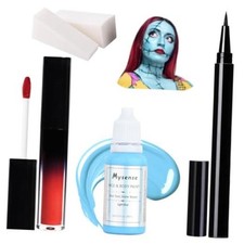 ,Halloween Sally Costume Corpse Bride Makeup,Sally Face Sally Makeup Kit