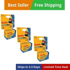 Ultramax 400 Color Print Film 36 Exp. 35mm DX 400 135-36 108 Pics Pack of 3, ...