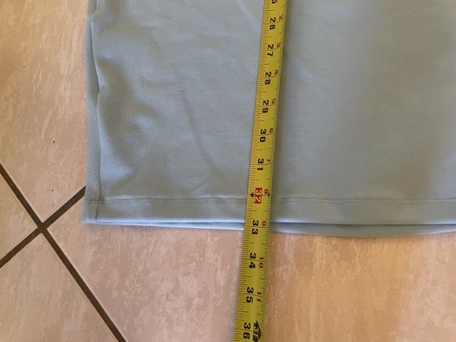 NWT Frankies Bikinis Quinn Terry Midi Dress in Dolphin Blue w/brown trim - Small - Picture 7 of 12