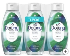 Downy Rinse & Refresh Laundry Fabric Rinse Cool Cotton 3 ct., 76.5 fl. oz.