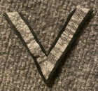WWII WW2 WEHRMACHT MILITARY GERMAN ARMY HEER RANK CHEVRON UNIFORM INSIGNIA PATCH