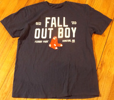 FALL OUT BOY-CONCERT T-Shirt FENWAY PARK, BOSTON 2023~SIZE LARGE~Tour~Fallout