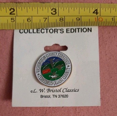 Washington County Tennessee Tennessee's Oldest County Est. 1777 Lapel Pin