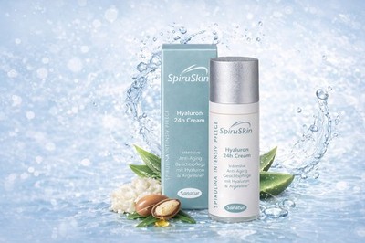 SpiruSkin - Hyaluron 24h Cream 50ml Anti-Aging Gesichtscreme Argireline