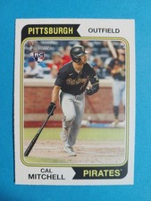 2023 Topps Heritage Cal Mitchell RC #66 Pittsburgh Pirates