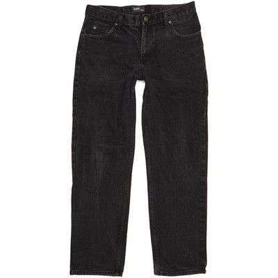 Lee Brooklyn  Herren Schwarz Straight Regular  Jeans W34 L31 (109287)