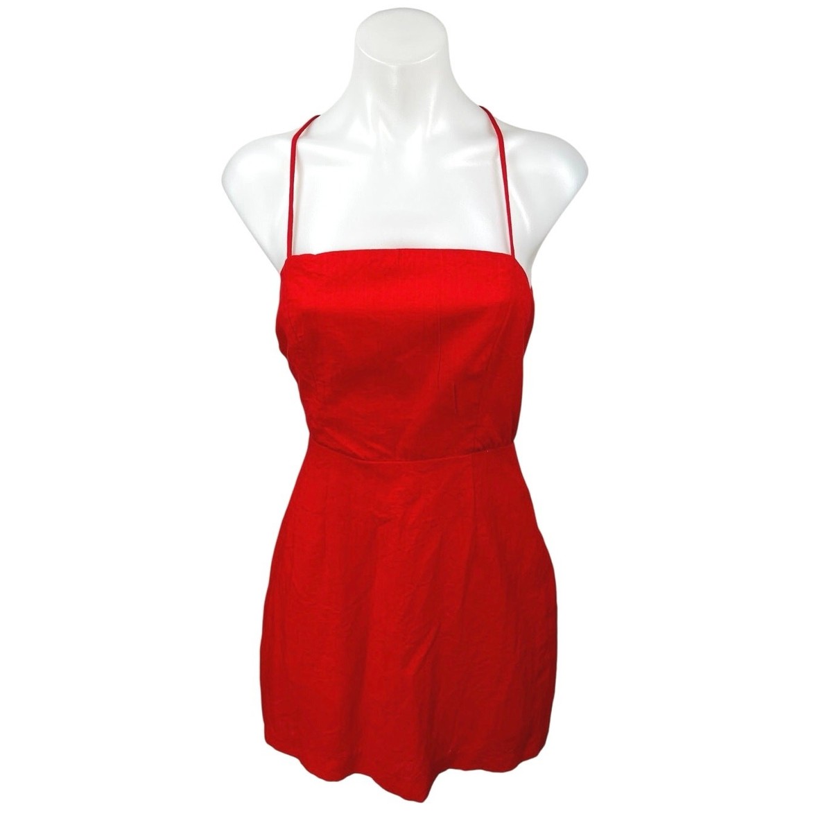 Princess Polly Red Strappy Sleeveless Cami Camisole Tank Fit & Flare Dress 4 | eBay Princess Polly Red Strappy Sleeveless Cami Camisole Tank Fit & Flare Dress 4 | eBay