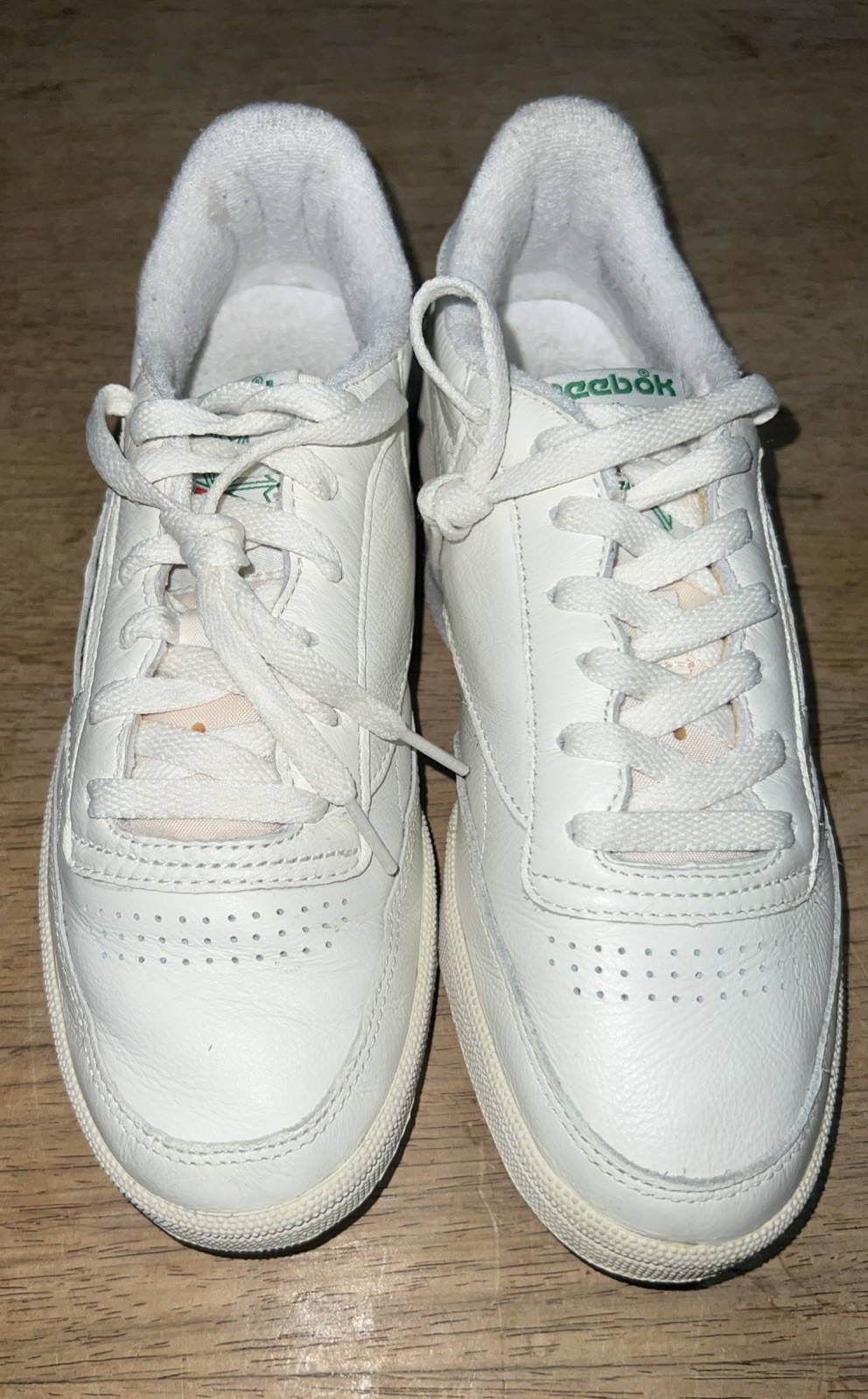 Reebok Club C 85 Vintage White/Green Sneakers Size 9