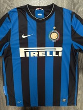 Original Nike Inter Milan 2009/2010 Home Shirt Mens Large L