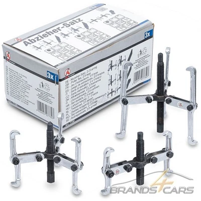 BGS DIY UNIVERSAL ABZIEHERSET 3-TEILIG RADLAGER QUERLENKER UMSTECKBAR 7730 - Bild 1 von 4