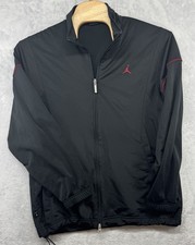 Jordan Basketball Full-Zip Track Jacket Vintage Black Men's Size XL