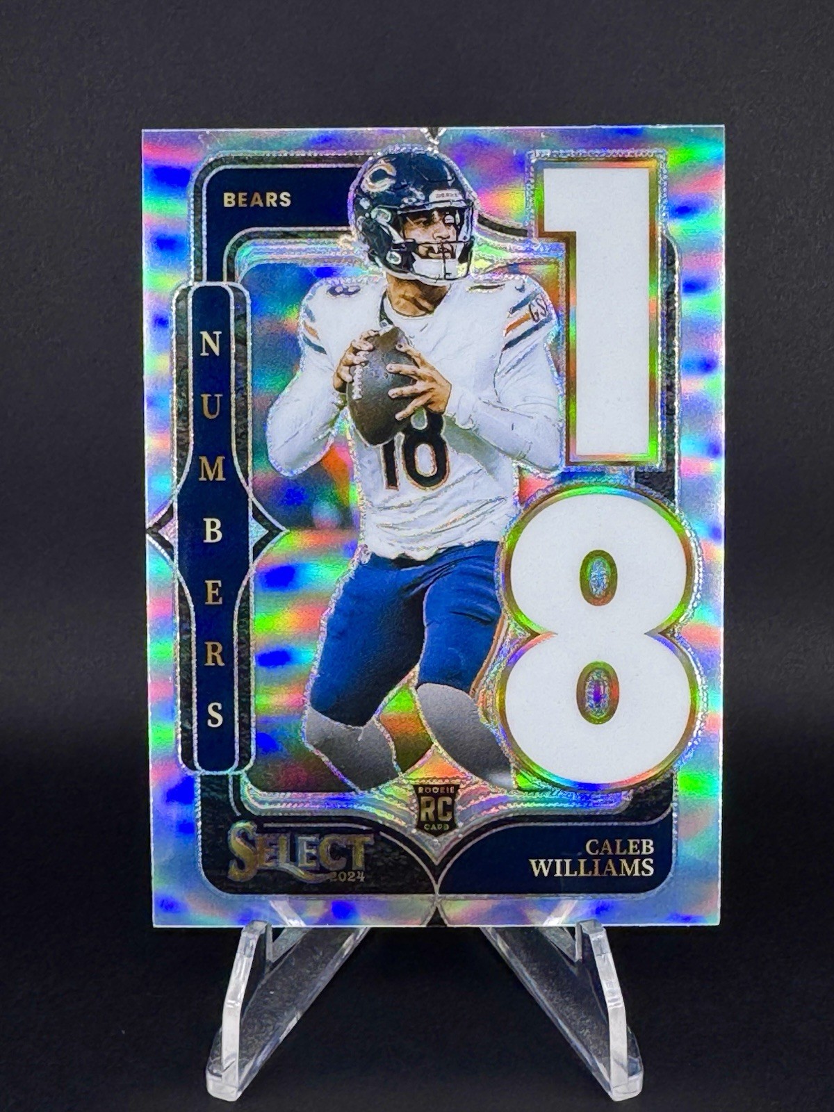 2024 Select Caleb Williams Silver Prizm Numbers (RC) “Ultra Rare” 📈🔥👀