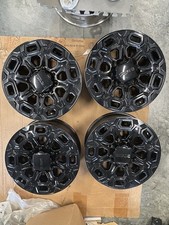 20” GMC Sierra 2500 Denali HD Black Alloy Wheels 23377424 Silverado 2021 SET