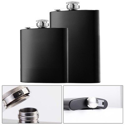 Flask Whisky Vodka Fishing Boating Bourbon Brandy Camping Stainless Steel 6/8oz