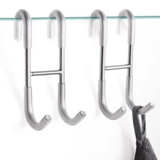 Shower Door Hooks,Towel Hooks for Bathrooms Frameless Glass Door,Heavy