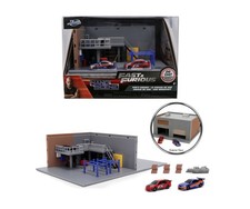 Fast & Furious Nano Han's Garage Diorama Nissan Mitsubishi - Jada