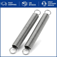 2PCS Stainless Steel Tension Spring - 150mm Dual Hook, Strong & Durable Design