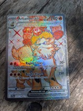arcanine ex 224/198 scarlet and violet Very Nice
