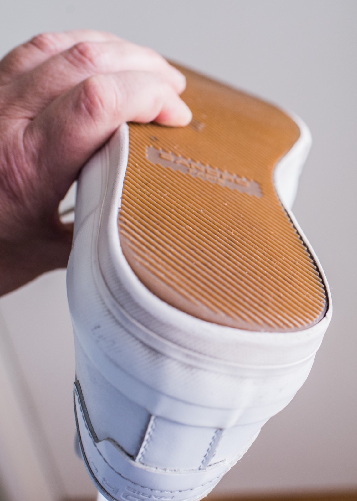 Sandro Paris men solid white leather sneakers lac… - image 8