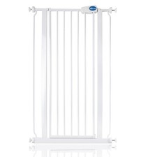 Safetots Gate Tall Pressure Fit White Baby Gate 68.5cm - 75cm RETURN