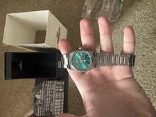 Tissot PRX Quartz Green Dial 35mm Stainless Steel Mens Watch T1372101108100