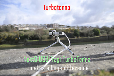 High Gain NextG USB-Yagi TurboTenna Richtantenne WiFi Antenne mit Mini Stativ