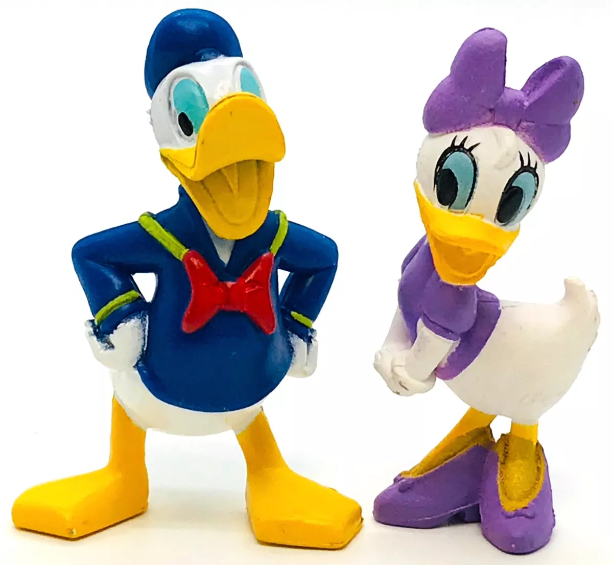 DAISY & DONALD DUCK Figure Set MICKEY MOUSE CLUBHOUSE Disney PVC TOY 2  Playset!