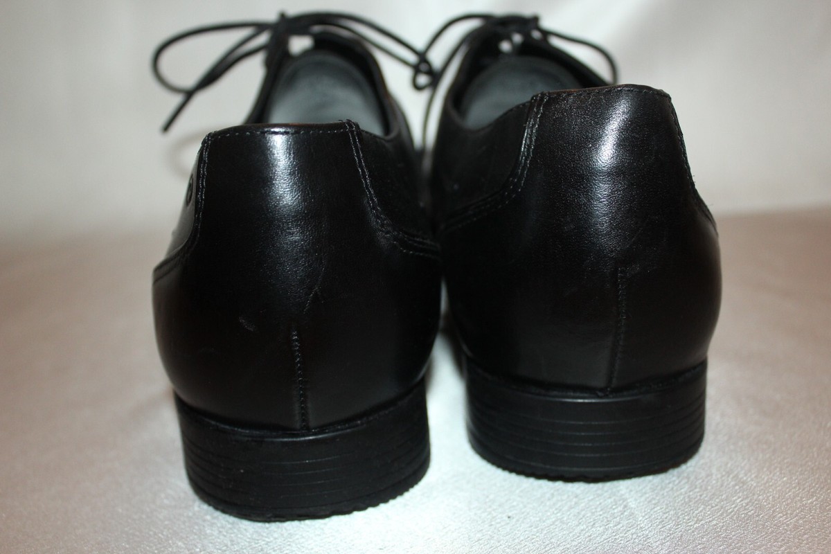Rockport adidas Mens Size 12 Wingtip Oxford Black Leather Dress Shoes K62559 Rockport Fallo Wingtip Dress Oxford Black – 2BigFeet main image 2