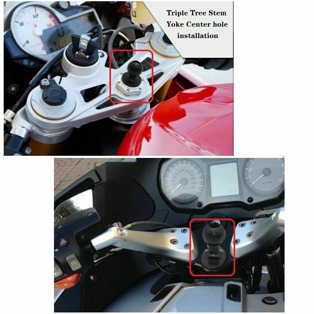 Phone Holder In Fork Stem Mount Bracket Motorcycle Navigation Bracket For Suzuki GSXR GSX-R 600 750 1000 Kawasaki NINJA 400 250 - Foto 5