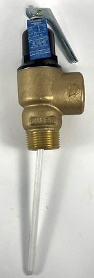 Apollo T & P Relief Valve 18C521-5-125 - 1'' MNPT In x FNPT Out, 5'' Elem, 125 psi