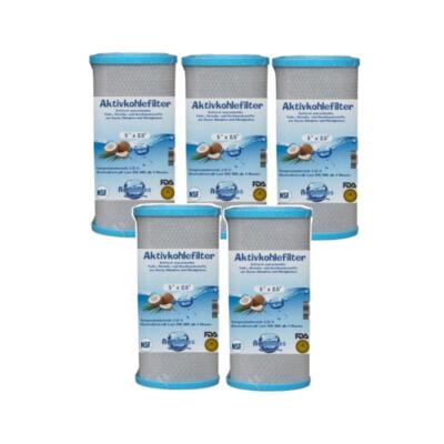 Aktivkohle Wasserfilter 5'' Aktivkohleblock activated carbon Trinkwasserfilter 