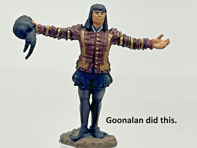 D&D Pathfinder Mini 4D Warlock Town Schauspieler männlich OHNE BASIS WIE BILD