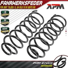 2x Federn Fahrwerksfeder Hinten für Seat Toledo I 1L VW Golf III 1H1 Vento 1H2