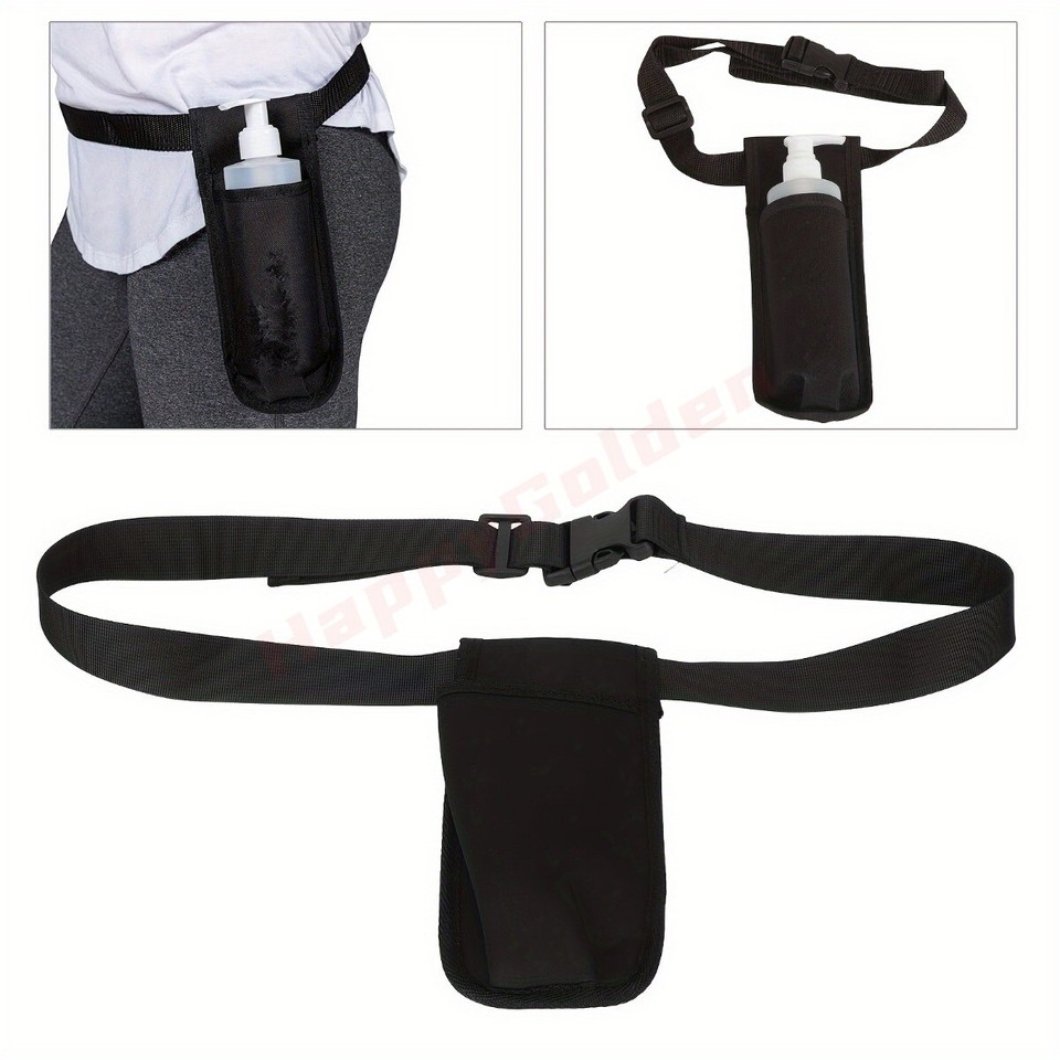 Adjustable Nylon Massage Oil Bottle Holder Portable Waist Holster