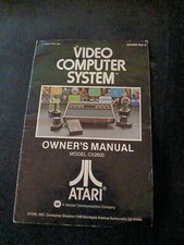 Atari CX2600 Owners Manual Video Computer System 1978