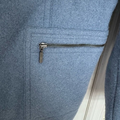 NWT Vintage Talbots Women’s Blazer Blue Aplaca wool size Large - Picture 10 of 10