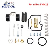 Kits de reparación de carburador de motocicleta junta flotadores chorros para Mikuni VM22 Carb