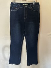 Mini bota de mezclilla para mujer talla 14 Cyclon lavado oscuro