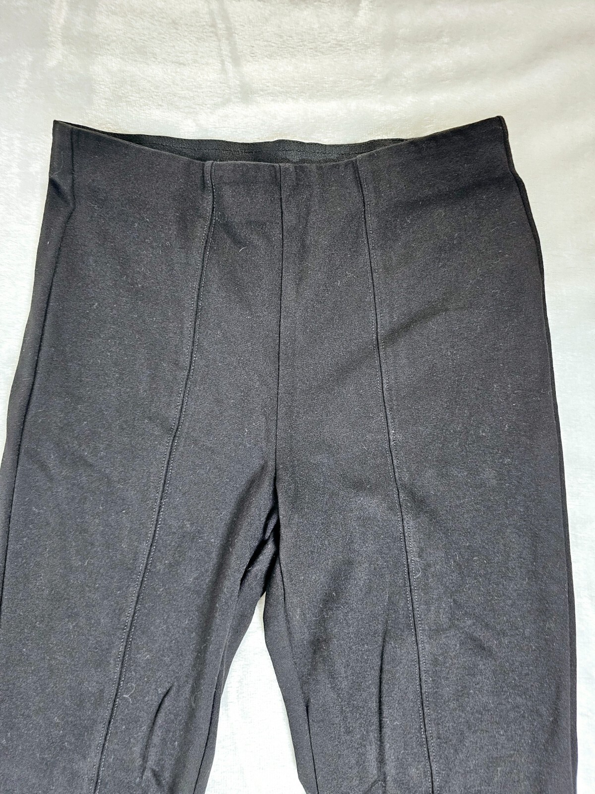 Time and True Black Pullon Stretch Split Ankle Pa… - image 2