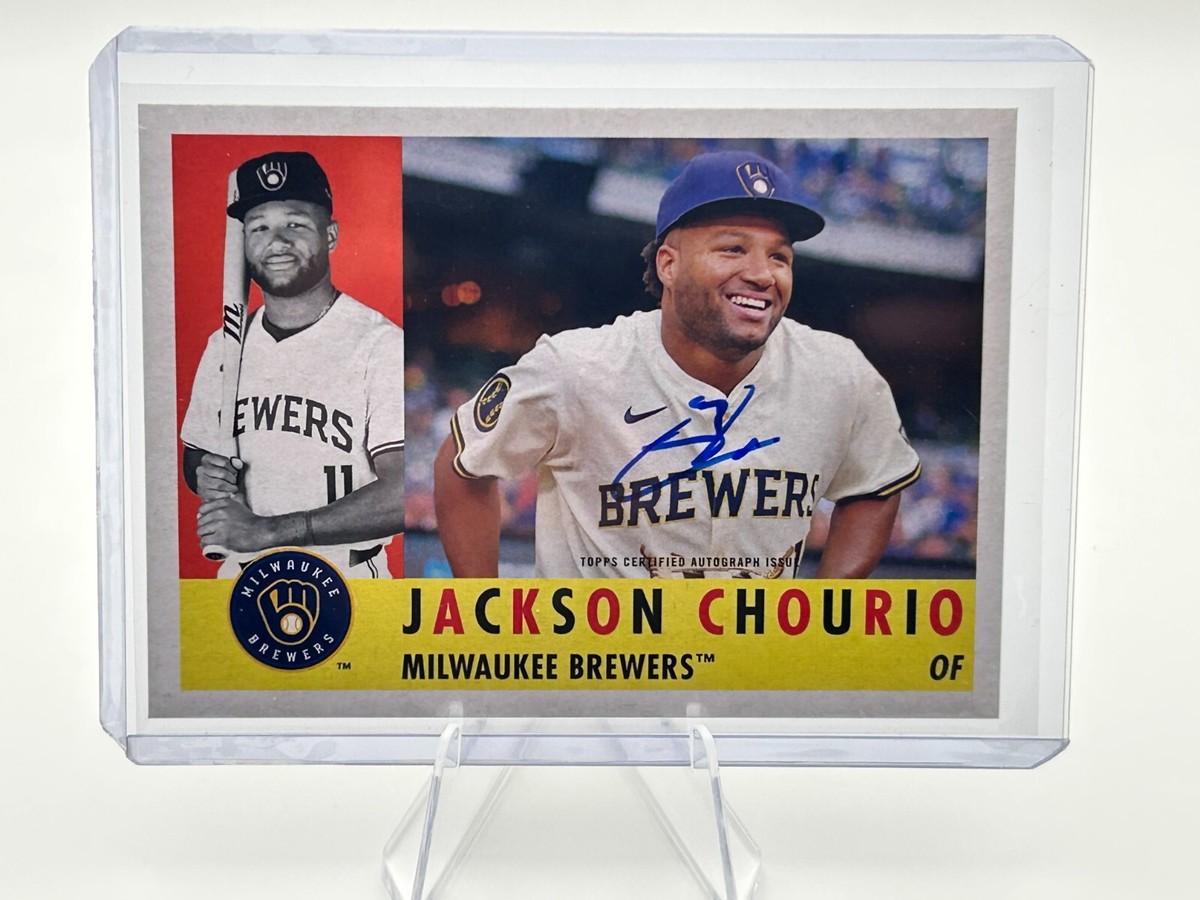 ToppsJAPANJacksonchourio 25シリレリック バットカード 2025 Topps Heritage JACKSON CHOURIO 25th Anniversary