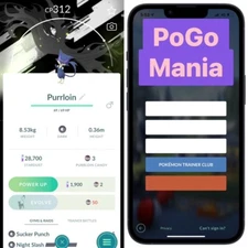 Shiny Purrloin✨Go Tour Unova Special Background✨mini PTC 20k✨