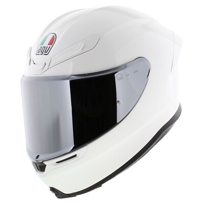Agv K6 S Gloss White, Full Face Motorcycle Helmet, New E2206! Fast