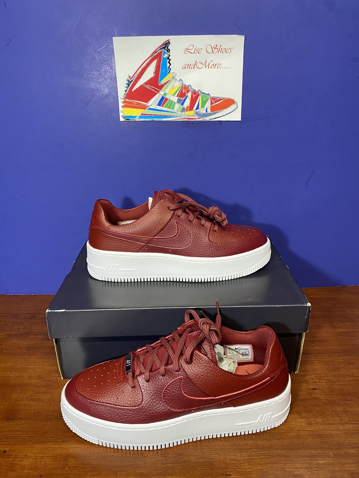 nike air force 1 sage low white size 5