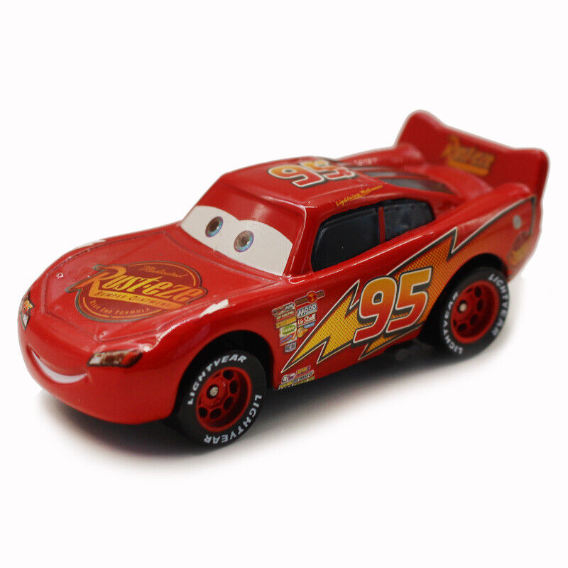  Disney Cars Golden Die-Cast Lightning McQueen 1:55Scale Movie  Character for Racing and Storytelling Fun, Gift for Kids Age 3 Years and  Older : Toys & Games