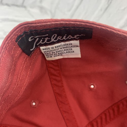 Cappello Berretto Rosso Titleist Golf Simbolo di Eccellenza Strapback 100% Cotone - Foto 8 di 8