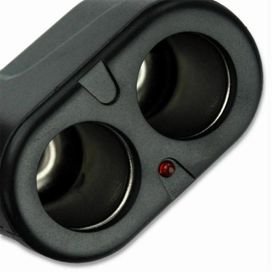 Dual Car Cigar Cigarette Lighter Socket Adapter Charger Two Ports PLUG N473