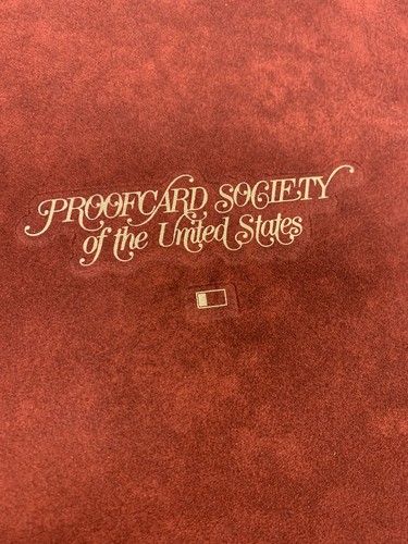 Álbum de estampillas coleccionables de 1979-80 de la Sociedad de Proofcard de los Estados Unidos postal - Imagen 2 de 11