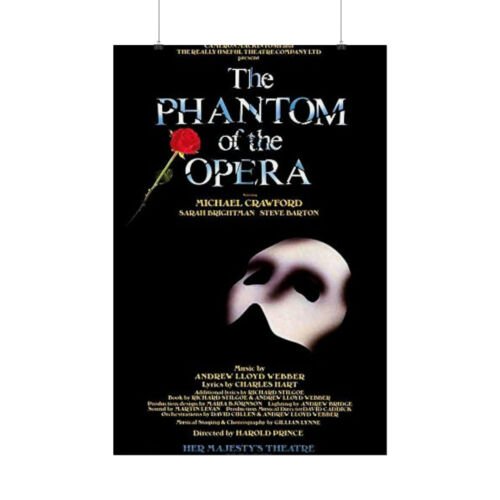 Affiche du Fantôme de l'Opéra de Broadway 24x36 - 11x17  - Photo 1 sur 25