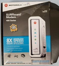 NEW MOTOROLA ARRIS SURFBOARD MODEM 400 SERIES MODEL SB6141, Open Box