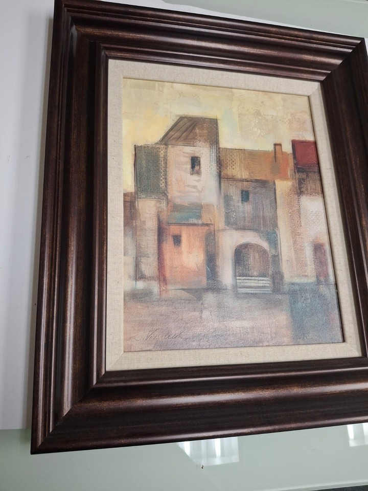 Painting Framed Silvia Vasileva Contemporary Spanish Village house eBay